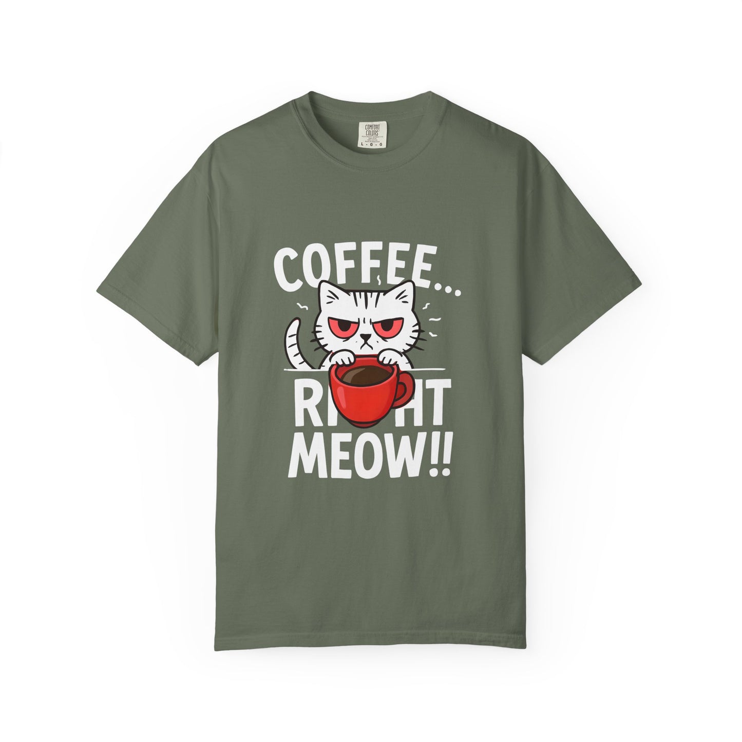 Cute Cat Coffee Lover Unisex T-Shirt