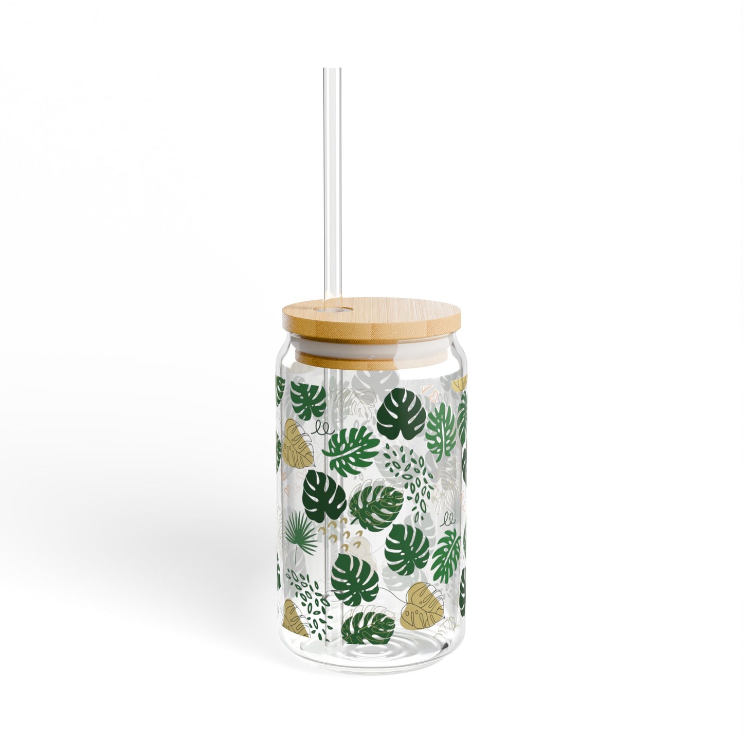 Floral Sipper Glass