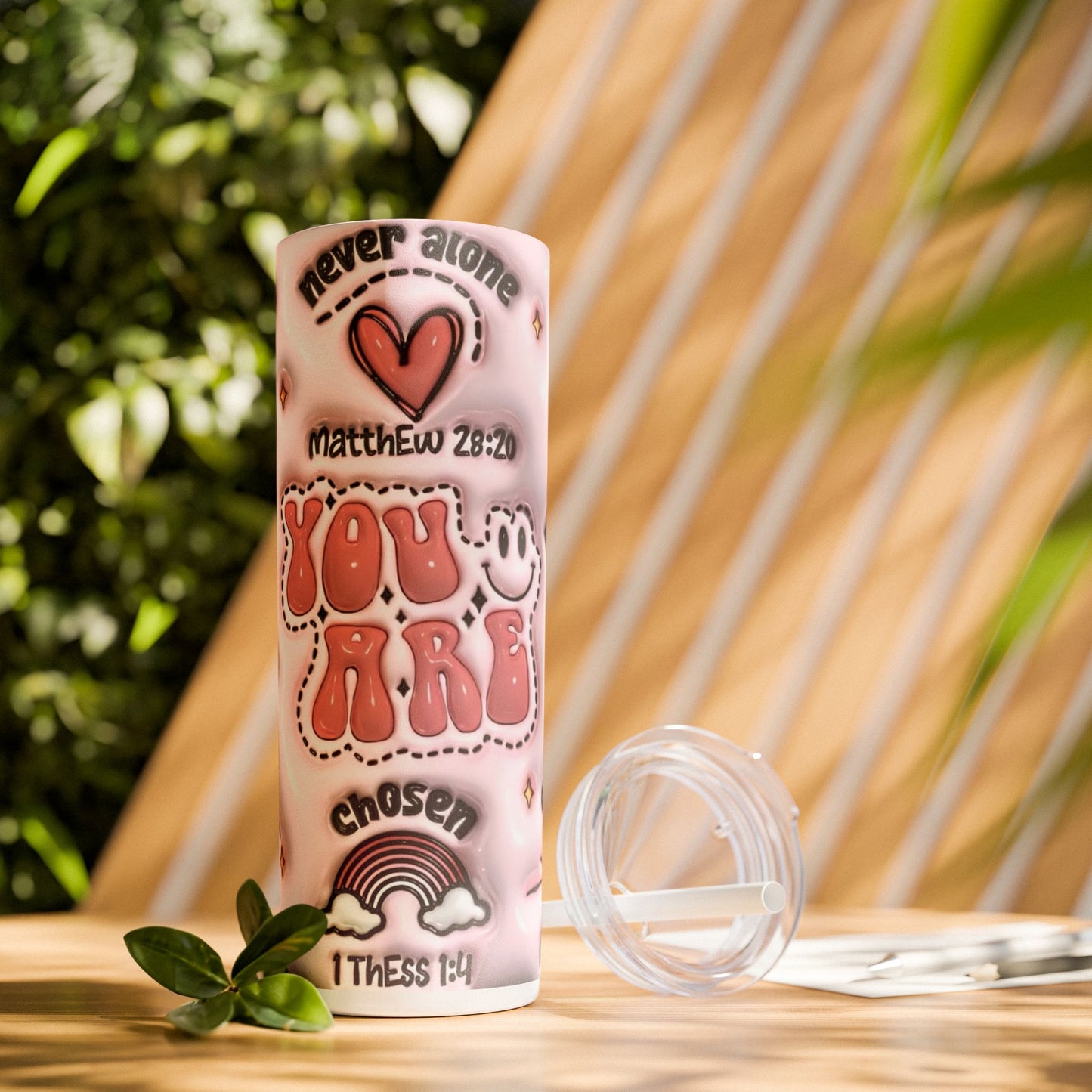 Faith-Inspired Skinny Tumbler