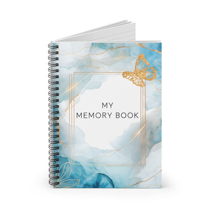 Elegant Memory Book Spiral Notebook
