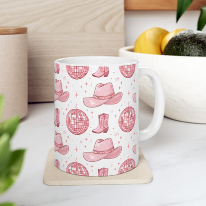 Pink Cowboy Vibe Ceramic Mug