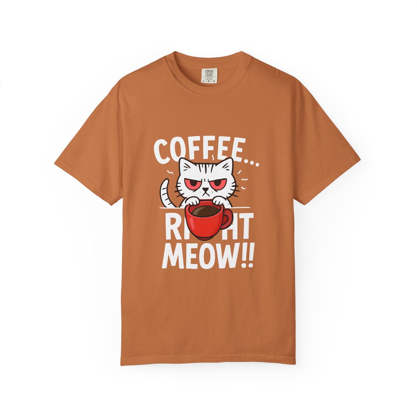 Cute Cat Coffee Lover Unisex T-Shirt