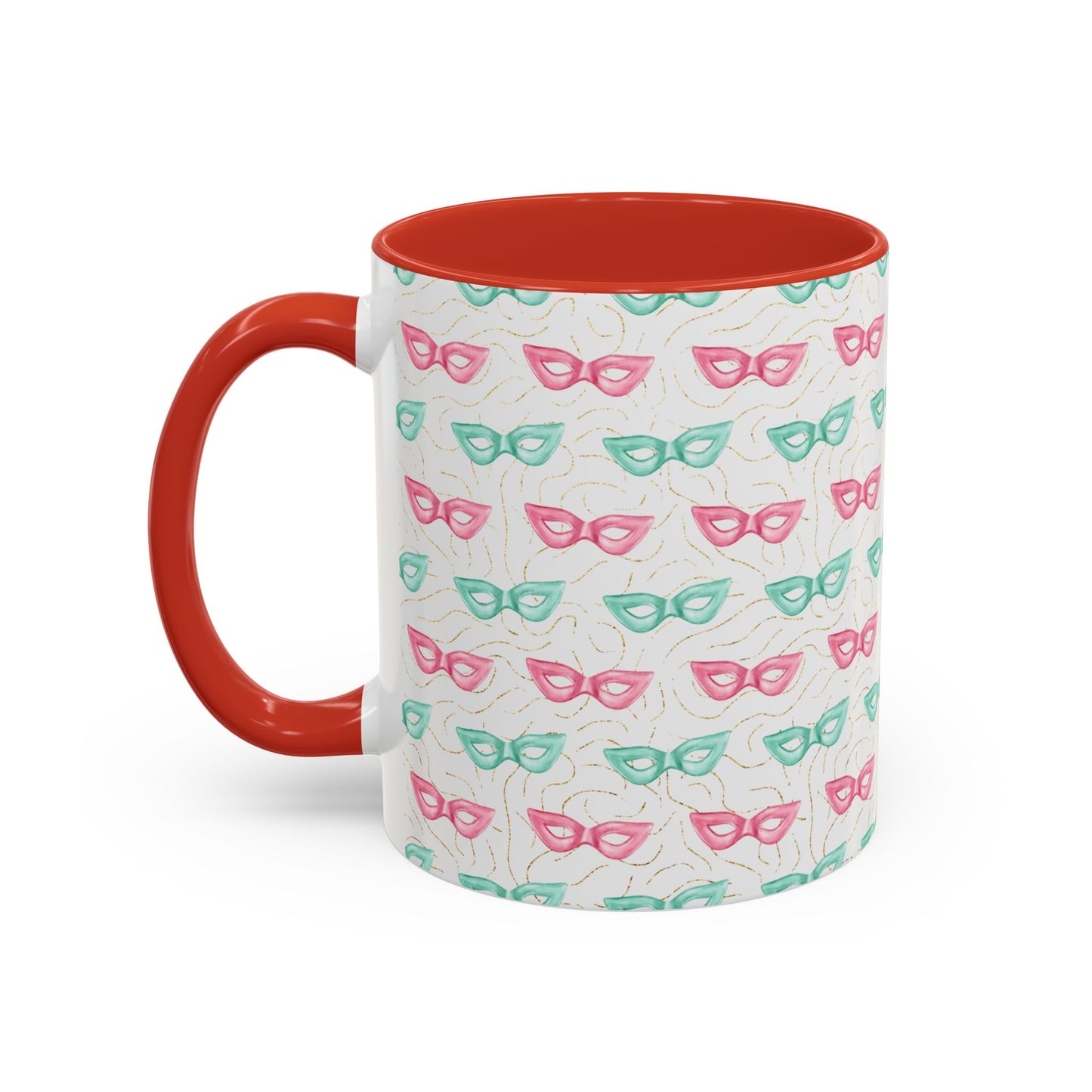 Colorful Glasses Accent Coffee Mug