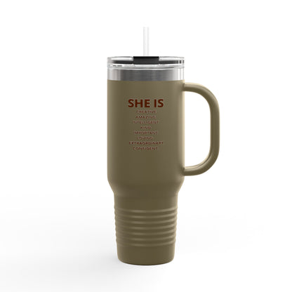 Empowering Insulated Travel Mug, 40oz