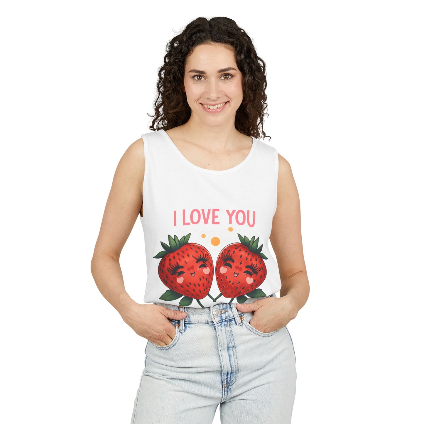 Strawberry Love Tank Top - I Love You Berry Much