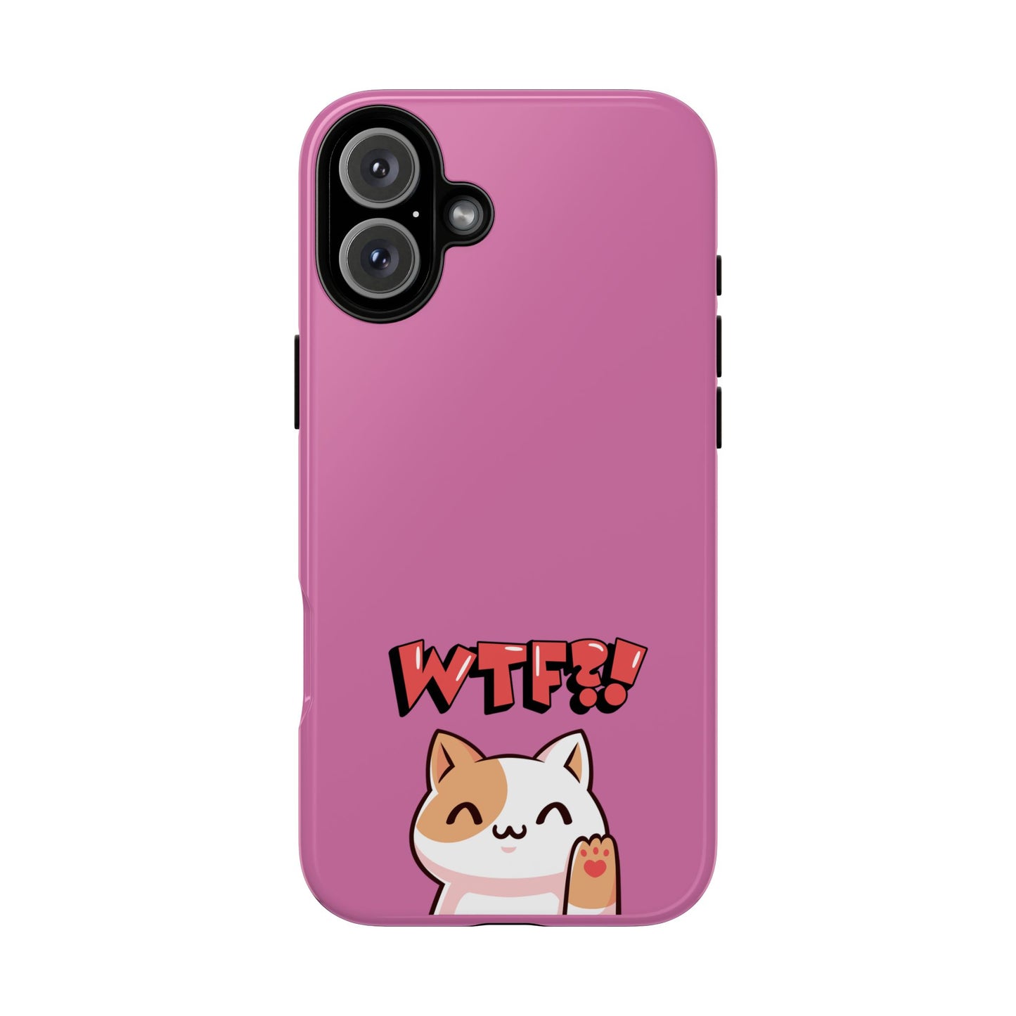 Cute WTF Cat Phone Case