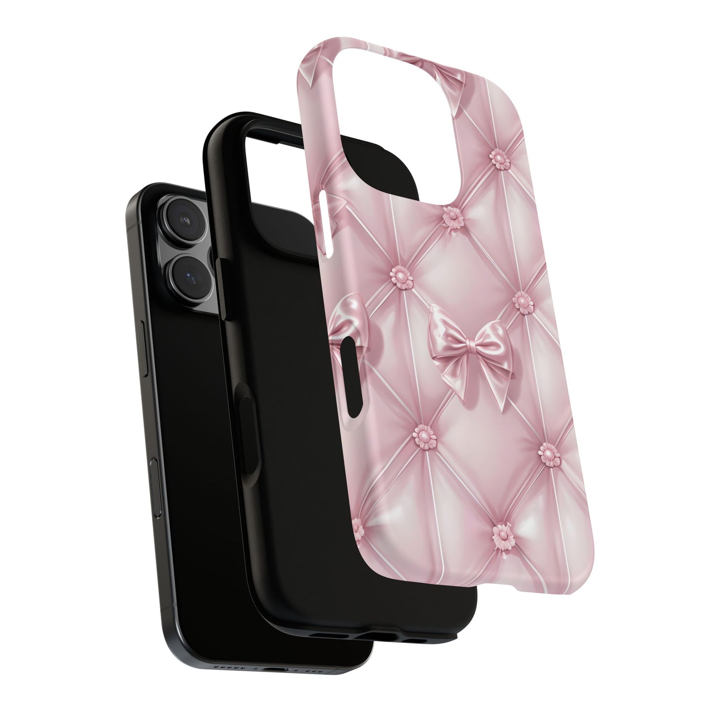 Elegant Pink Bow Phone Case
