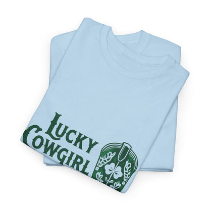 Lucky Cowgirl Club Tee, Western Themed T-Shirt