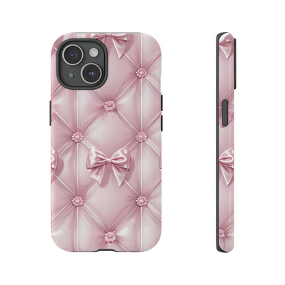 Elegant Pink Bow Phone Case
