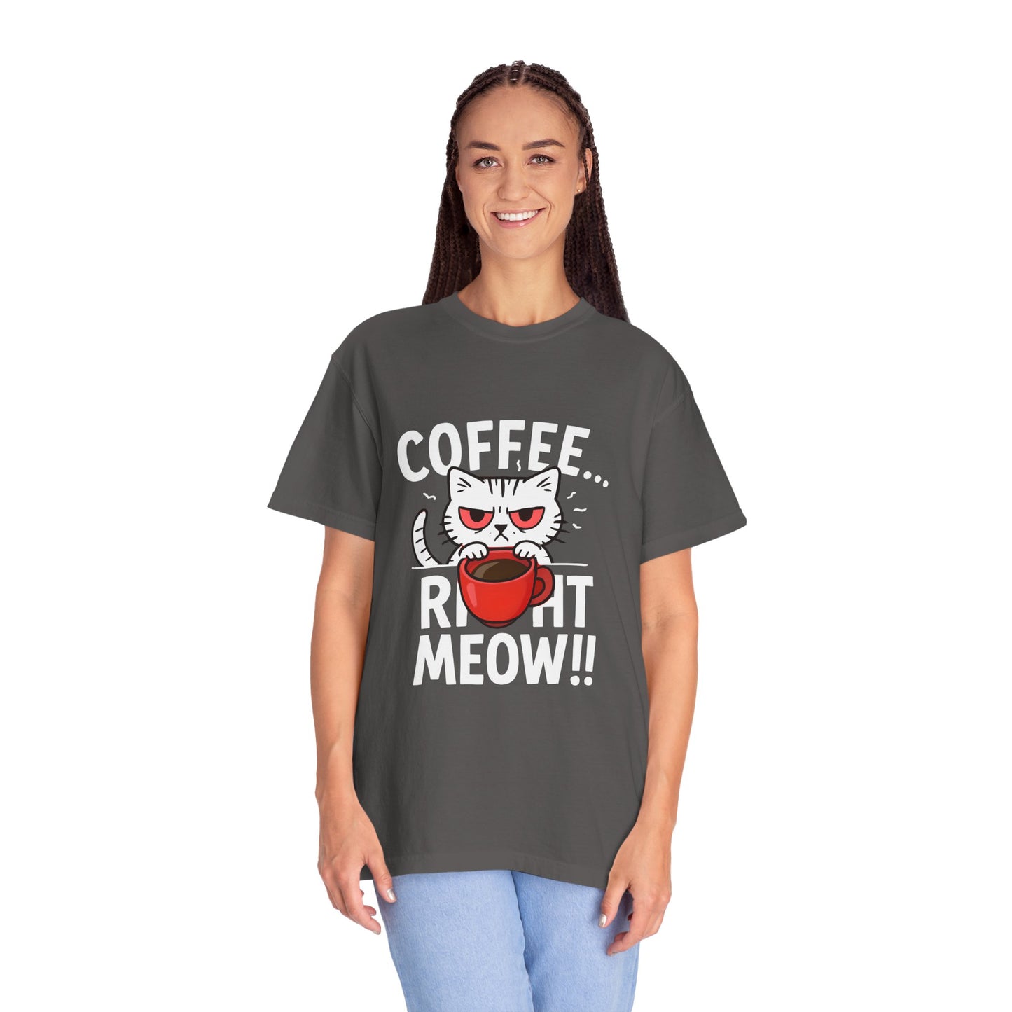 Cute Cat Coffee Lover Unisex T-Shirt