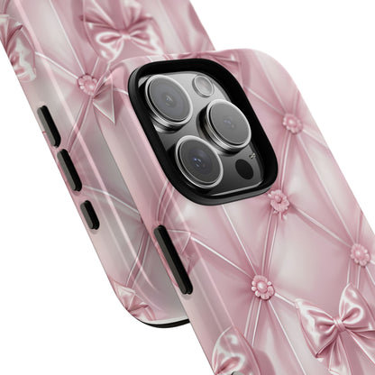 Elegant Pink Bow Phone Case