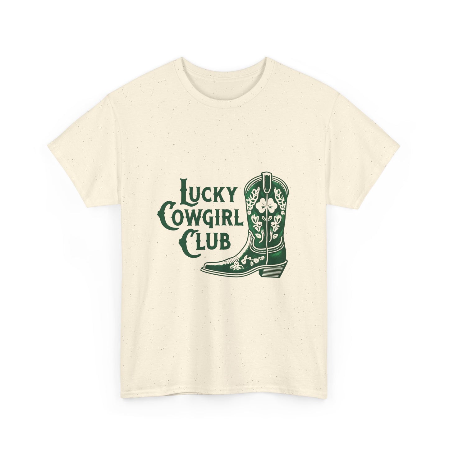 Lucky Cowgirl Club Tee, Western Themed T-Shirt