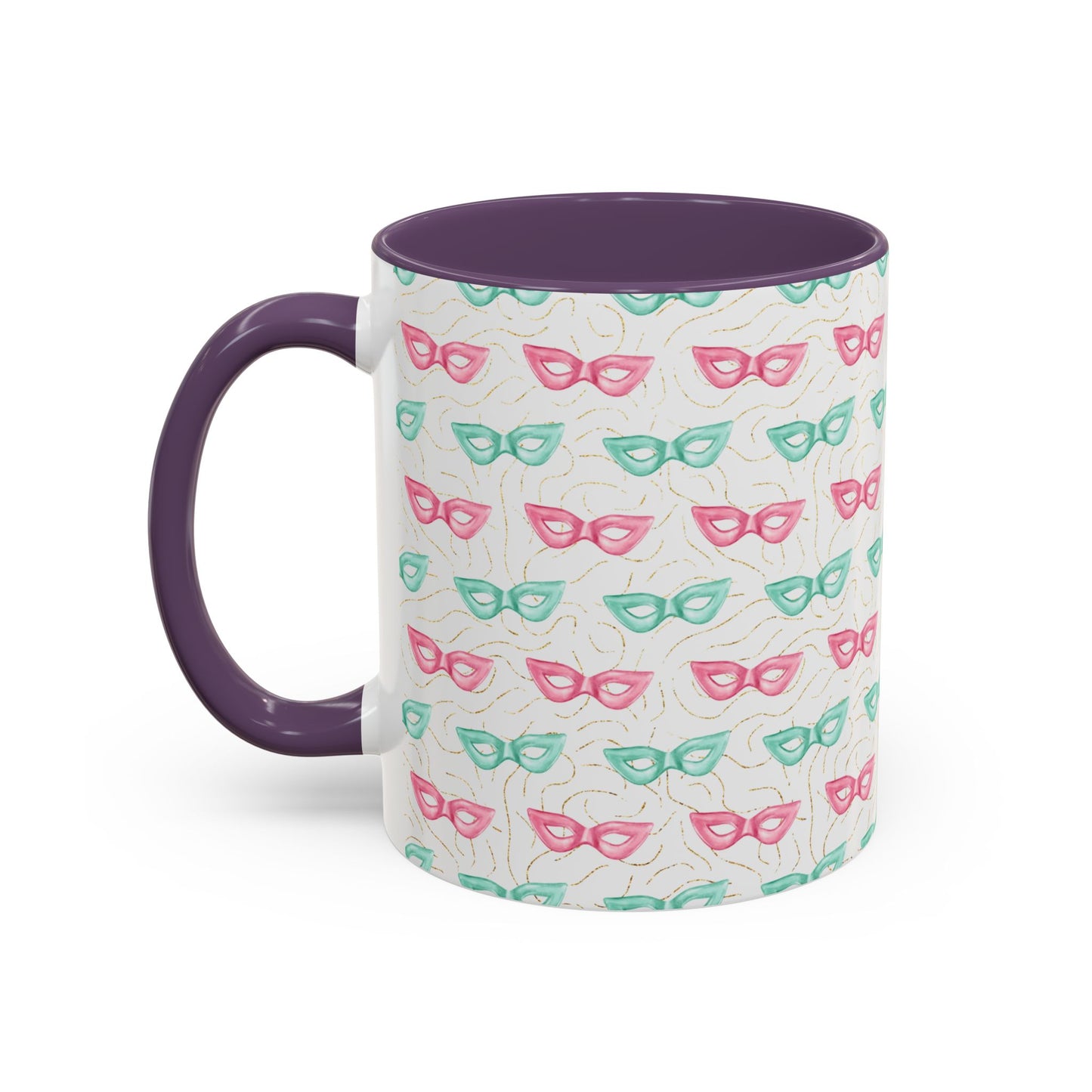 Colorful Glasses Accent Coffee Mug