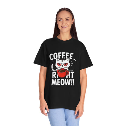 Cute Cat Coffee Lover Unisex T-Shirt