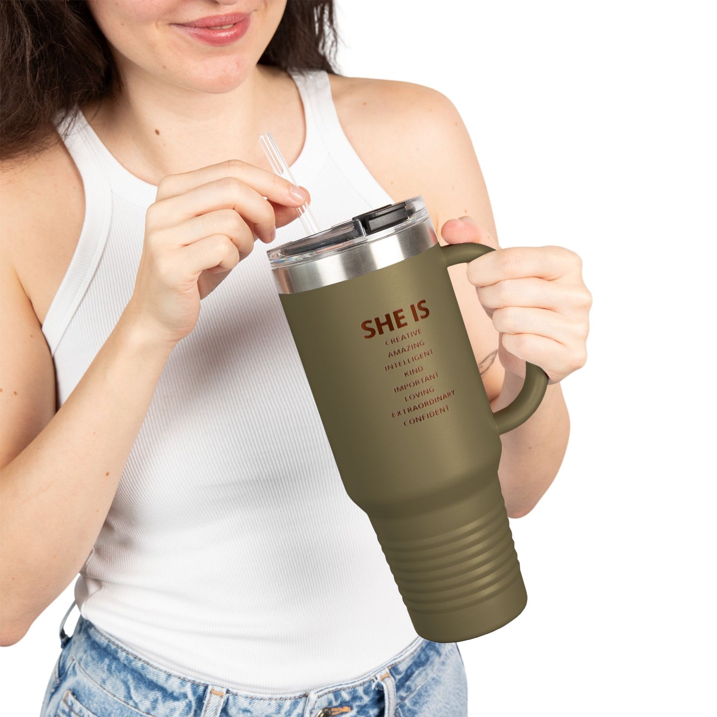 Empowering Insulated Travel Mug, 40oz