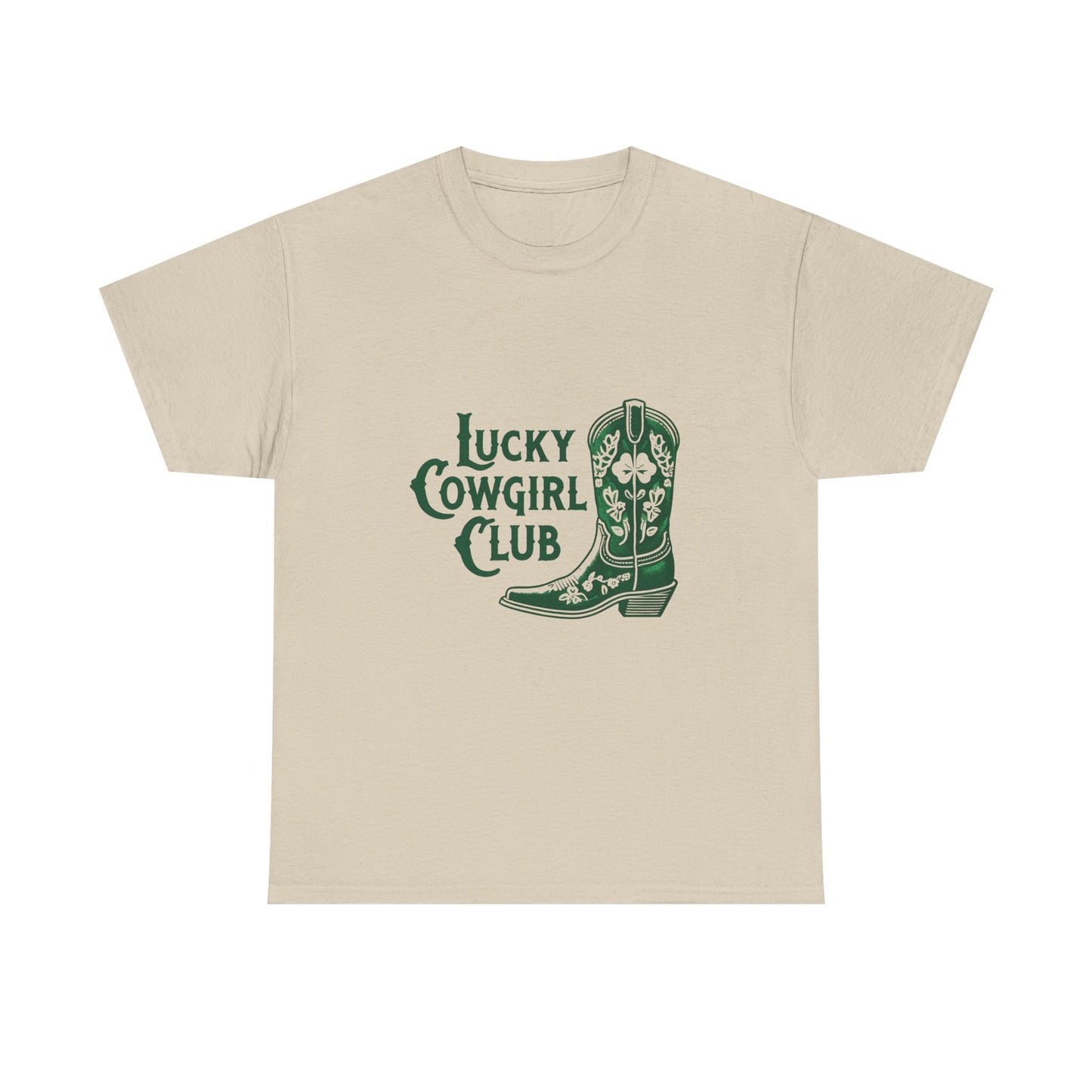 Lucky Cowgirl Club Tee, Western Themed T-Shirt