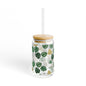 Floral Sipper Glass