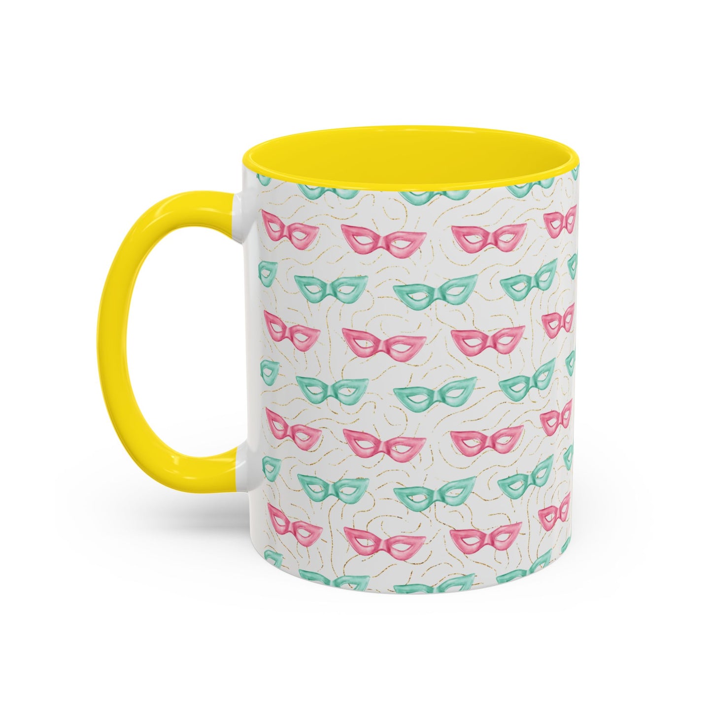 Colorful Glasses Accent Coffee Mug