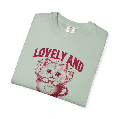 Cute Cat Caffeinated T-Shirt, Funny Cat Shirt